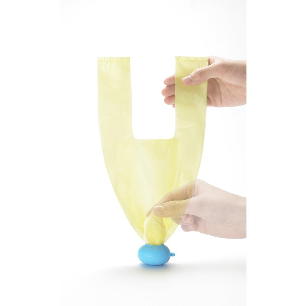 Smartly Carry Plastic Bags Pocket Yellow +d DA-1020-YL