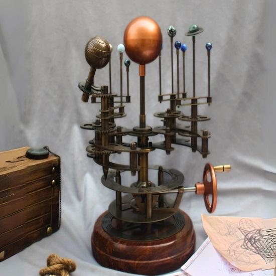 45.72 Cm Solar System Celestial Model Fully Functional Orrery with Saturn
