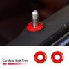 2x Interior Door Lock Bolt Ring Trim for Dodge Challenger 2014+ Accessories Red