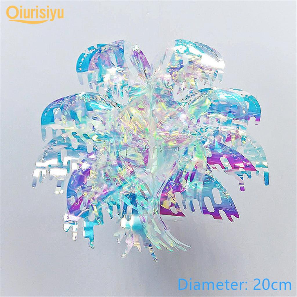 Neon 3D Snowflakes for Home Christmas Hanging Pendant