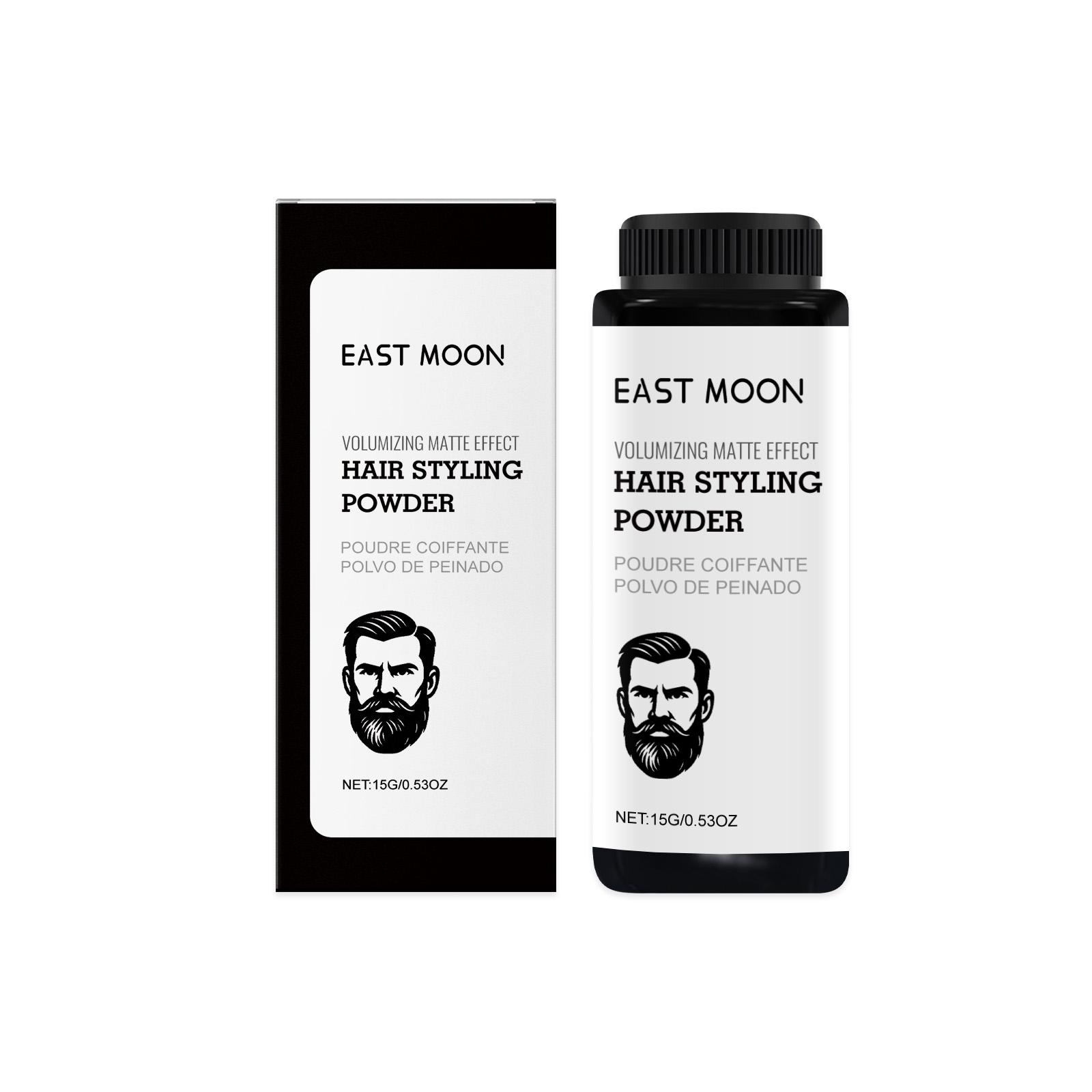 Men Hair Texture Powder Thickening Matte Hair Fiber Powders Long Lasting Styling Non Sticky Fluffy Styling Powder 15g