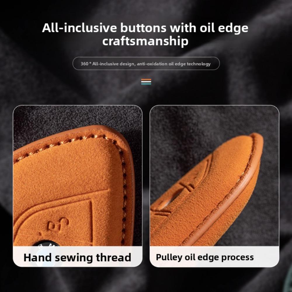 Premium Suede Key Cover for Li Auto L9 MAX L8 L7 Ideal ONE Car Key Case Shell Accessories