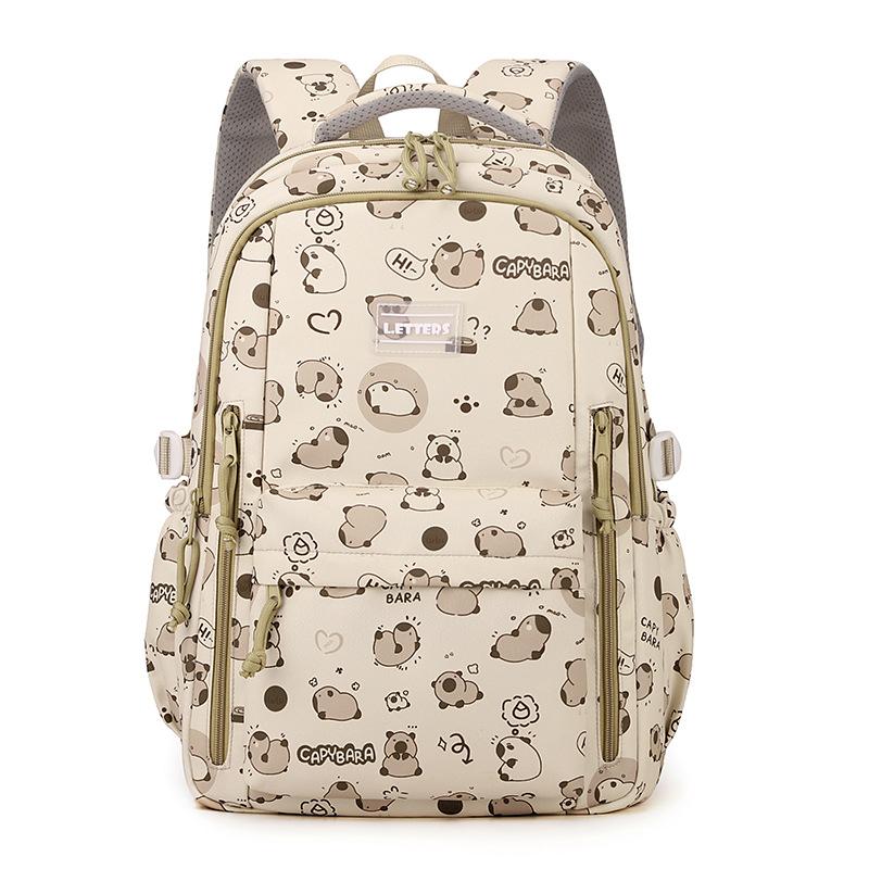 High value, fresh, sweet and cute cartoon backpack, large capacity backpack for primary and secondary school students