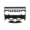 2x Bright Carbon Fiber Car Center Button Panel Cover For Nissan 370Z 09-20