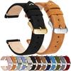 Curea de ceas nobilă din piele naturală, cu eliberare rapidă 14mm/16mm/18mm/20mm/22mm, pentru ceasuri Samsung, Seiko, Oris, Citizen