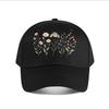Minimal Wildflower Botanical Line Ar Baseball Cap Fashion Outdoor Sports Sunhat Unisex Snapback Cap Womens
