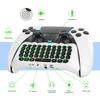 Mini Keypad Chatpad Bluetooth-Compatible Wireless Keyboard Green Backlight Built-in Speaker for PS5 Elite Handle