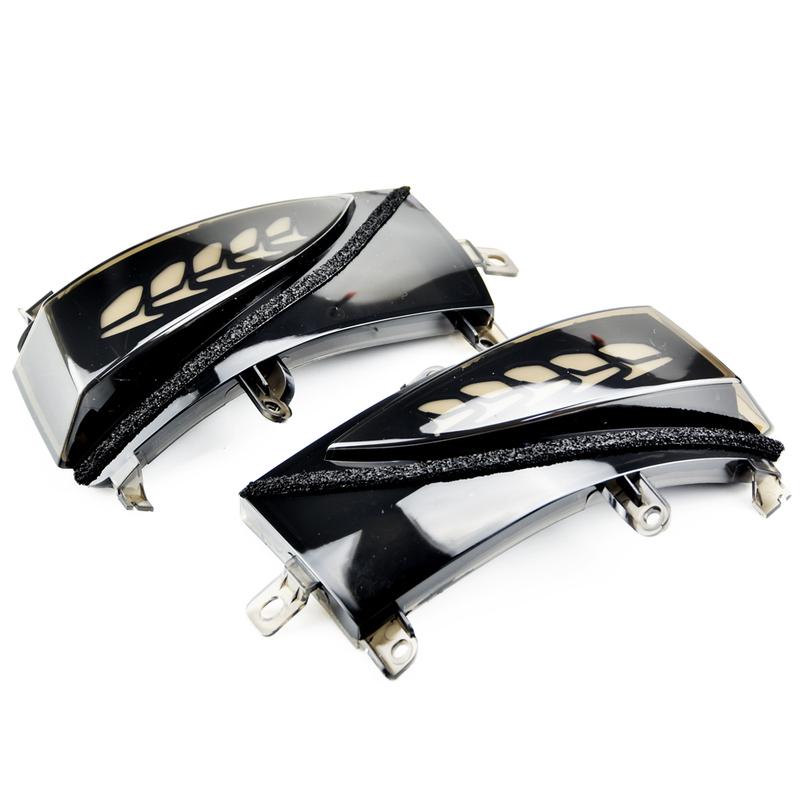 2 Pieces Side Wing Mirror LED Dynamic Turn Signal Light For Nissan Patrol Y62 2012-2018 Armada Quest RE52 For Infiniti QX56 QX80