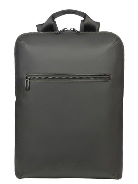 Tucano Sac à dos au design minimaliste sportif pour ordinateur portable 15.6" et MacBook 16", en matériau caoutchouté.Doté d'un