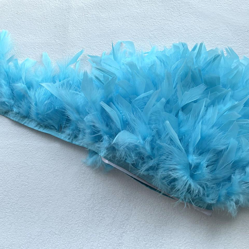 Marabou Feathers Trim 10yards 10-15cm Fringe Ribbon for Wedding Party Clothing Dress Decoration Accessories Sewing Plumes