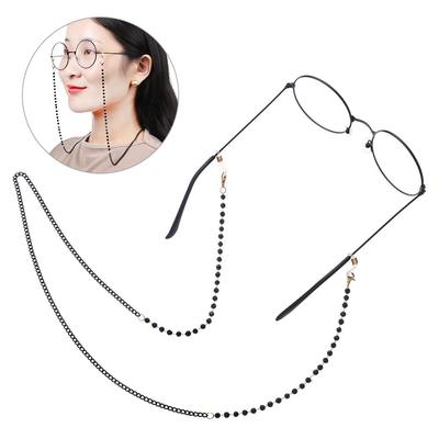 Perlen Metall Sonnenbrille Brillen Halskette Riemen Kordel Halter Augenmaske Lanyard Lesebrille Kette