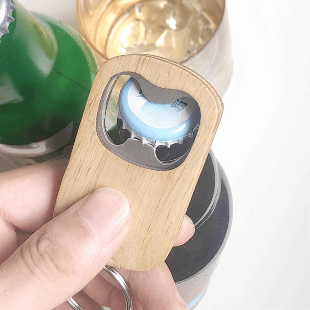 5 Piece with Key Ring Key Chain Beer Bottle Opener Vintage Beer Bottle Cap Remover Party