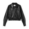 Jachetă motociclist din piele artificială de damă