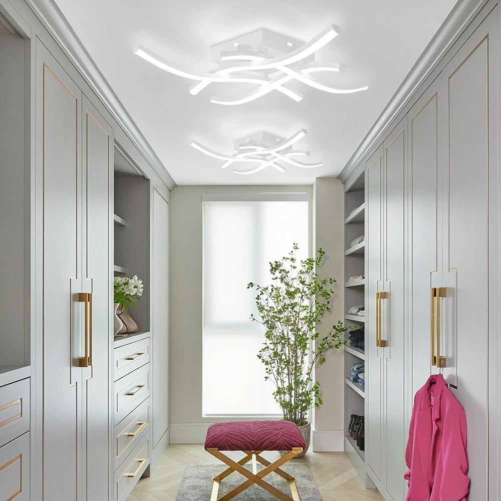 New Modern Art Ceiling Pendant with Tri Color Light, Modern Light, Living Room, Dining Room, Bedroom, Corridor Lighting Pendant