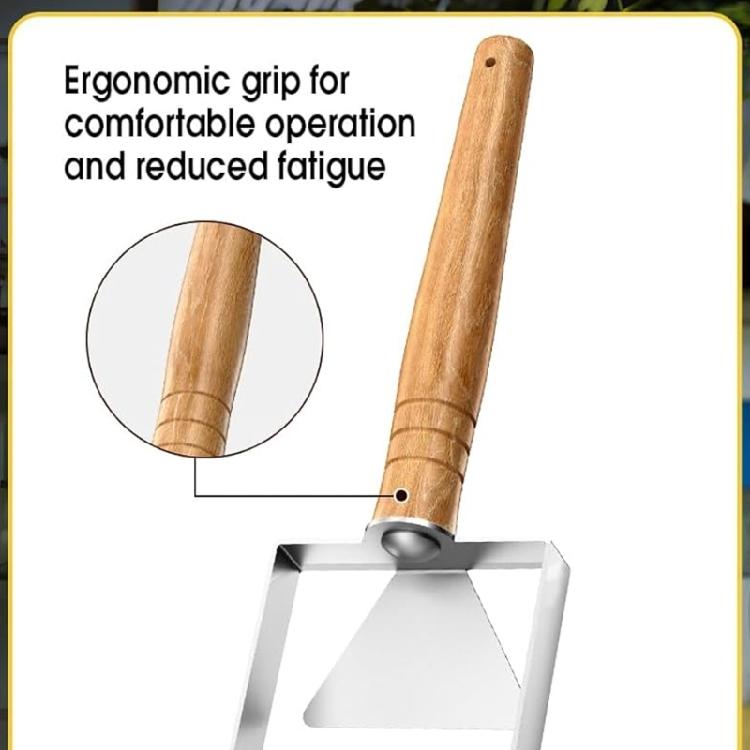 Wooden Handle Cutter Uncapping Scraper Shovel Propolis Scraper Uncapping Fork Beekeeping Equipment