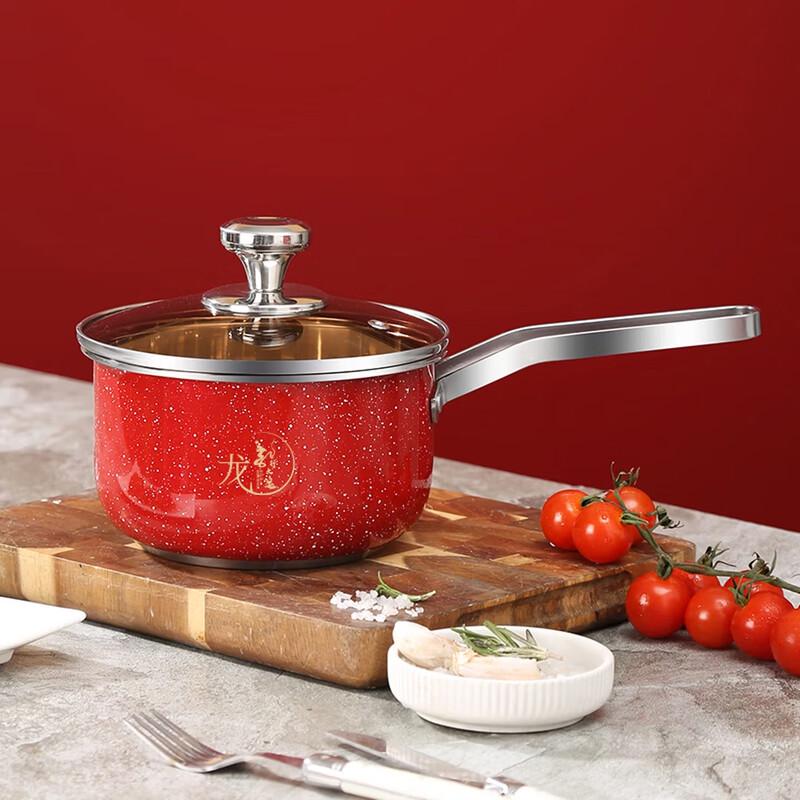 17CM Thickened 201 Stainless Steel Milk & Soup Pot with Handle