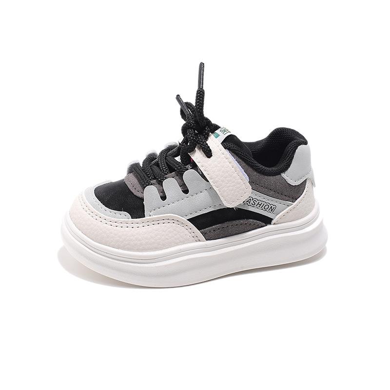 Autumn children's shoes, baby casual shoes, small and medium-sized boys' sports shoes, leather ultra-light girls' sneakers