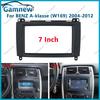 7 inch 2DIN Car Fascia Radio Panel For BENZ B200 W169 W245 Vito Viano 2006+ Frame Kit Install Facia Face Plate