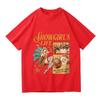 Summer Unisex Tshirt Printed With Patterns Summer Short Sleeved Street Style Casual Pure Cotton Clothing Tshirt