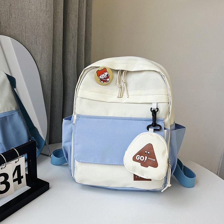 Nowy plecak do przedszkola Ji ma kontrastowe kolory i jest plecakiem podróżnym dla dzieci w wieku 3-6 lat, modny plecak, który może być zastąpiony przez jeden element