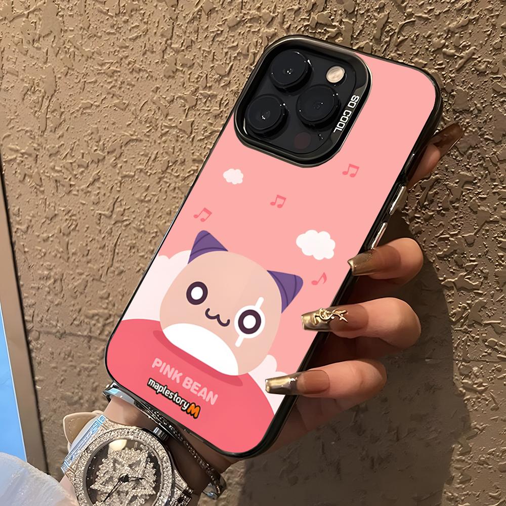 

MapleStory Phone Case For 17 Air IPhone 16 Pro Max 15 Pro 14 Plus 12 13 X XS Max 11 Pro Colorful Silver Cover iPhone 15 Pro