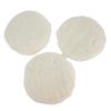 3Pcs Lambs Wool Buffing Pads Set 7inch for Car and Aerospace Polishing with Wool Fibers for Consistent Polishing Results