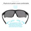 Neue Herren-Sportsonnenbrille Damen-Outdoor-Fahrradsonnenbrille Europäische und amerikanische Fahrrad-Windschutzbrille