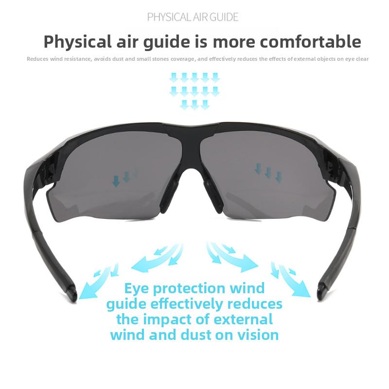 Ochelari de soare sport noi pentru bărbați, ochelari de soare de ciclism pentru exterior pentru femei, ochelari de protecție pentru bicicletă europeni și americani