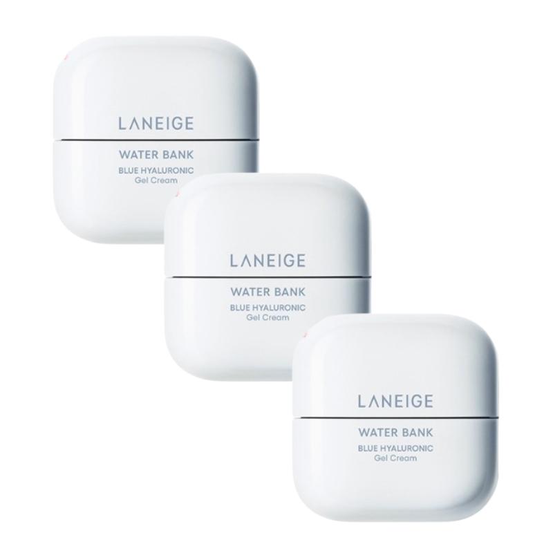 LANEIGE Water Bank Blue Hyaluronic Gel Cream 50ml – Crème Hydratante Gel Légère, Hydratation Rafraîchissante pour Peaux Grasses et Mixtes