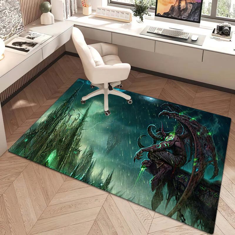 1Pc Warcraft game Rug - home decoration Carpet For Living Room Bedroom Flooring Computer Chair Area Rug