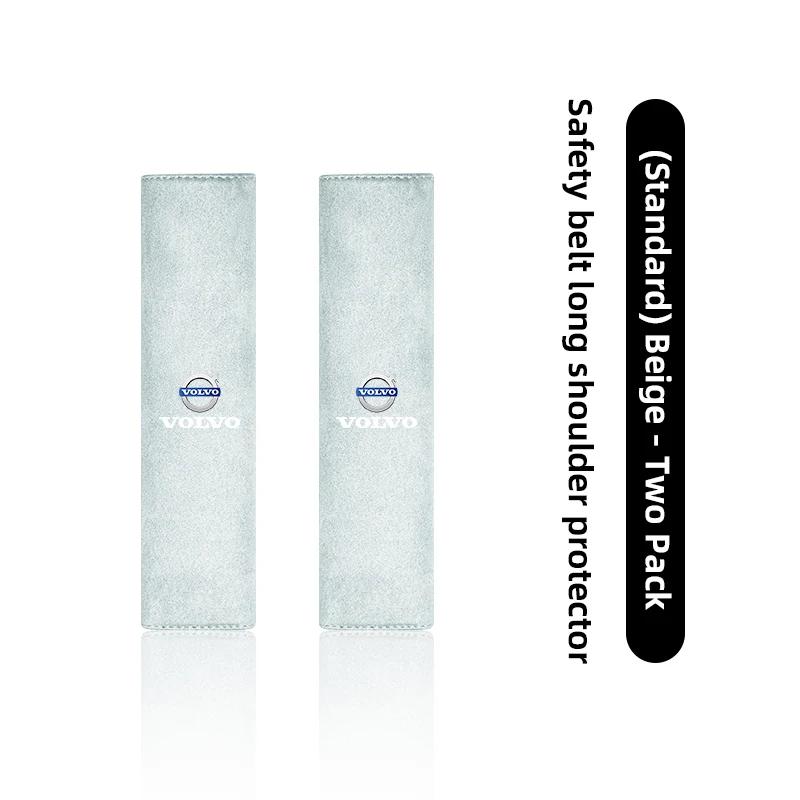 Volvo Exclusive Seat Belt Shoulder Protection Leather Covers For Xc60 Xc90 V40 V60 S60 V50 V90 S80 C40 XC40 V70 XC70 C30 Rdesign