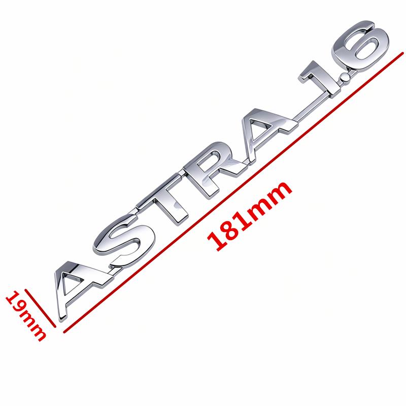 1Pc Metal 3D Sticker Emblem Car Body Fender Side Rear Trunk Bumper Badge Logo Decal Letter Labeling Opel Astra Zafira Corsa Vectra