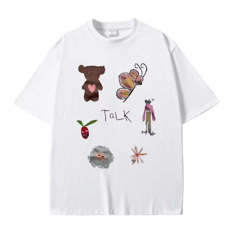 Singer Beabadoobee Graphic Print Tshirt Unisex Women Fashion Cotton Oversized Tshirt Unisex Casual Y2k Style Short Sleeve T Shirts