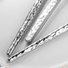 Abay 304 Stainless Steel Silver Stone Pattern Cutlery Set