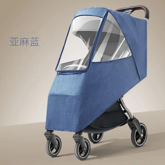 

Baby Stroller Rain Cover Wind Proof Dust Proof and Cold Proof Cover Universal Full Cover High Landscape Small Stroller Foam