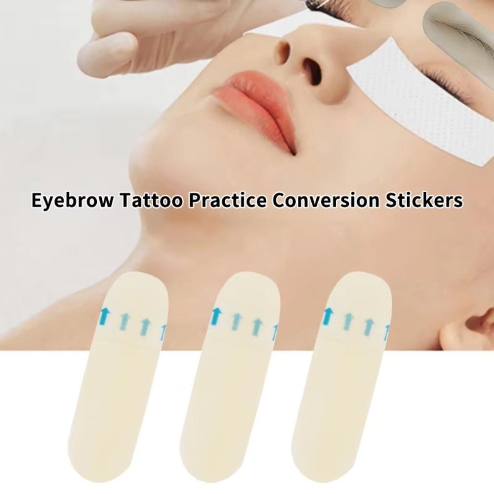 10PCS Silicone Makeup Tattoo Tool High Quality Eyebrow Tattoo Transfer Stickers
