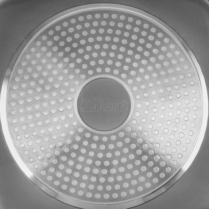 Poêle 3 en 1 - Antiadhésive - 28 cm - 4 Compartiments - Aluminium - Compatible Induction