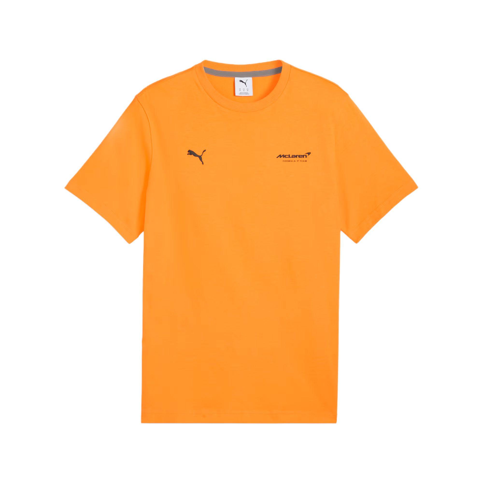 Puma X McLaren Graphic Racing F1 Soft Crew Neck Loose Short Sleeve T-Shirt Men Tops 637515-03 M