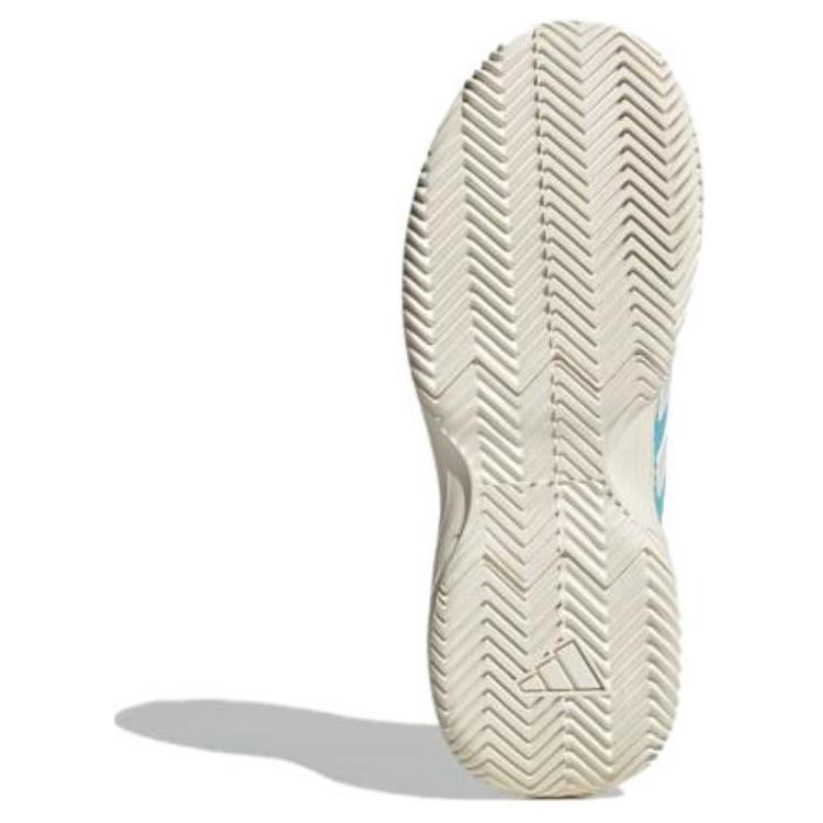 Adidas Shock Absorbing Durable Low Top Tennis Shoes Women Sneakers Blue White ID1493