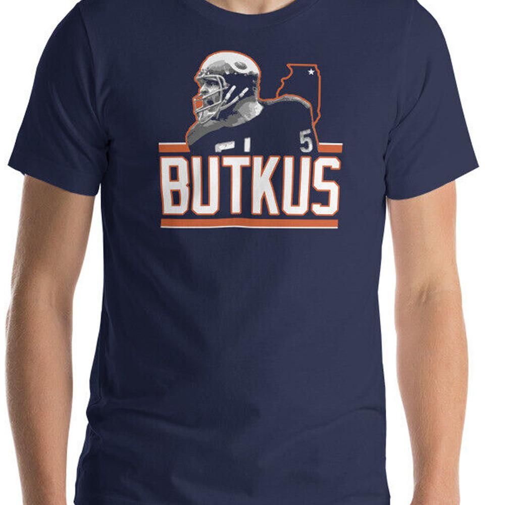 Dick Butkus Artwork T-shirt NAVY Short Sleeve All Sizes JJ4717