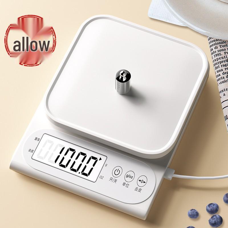 Compact Precision Kitchen Scale: Accurate Electronic Gram Weighing for Household and Food Use