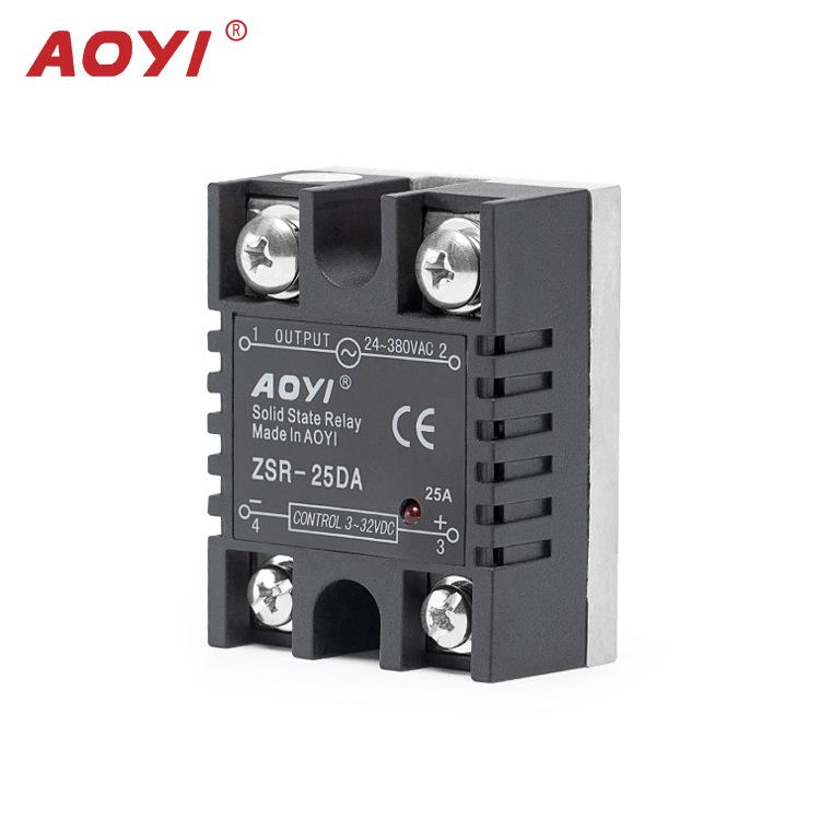 AOYI ZSR-DA Verbessertes Hochspannungs-Einphasen-DC-zu-AC Solid State Relais, 25A-120A