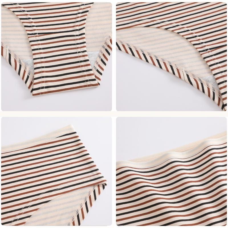 FINETOO 6PCS Seamless Cotton Printing Panties Low Waist Breathable Underpants Spring Autumn XS-XXL Underwear Female Comfortable Lingerie