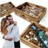 Holzkiste für Souvenirs Große Zeitkapsel für ein einjähriges Kind