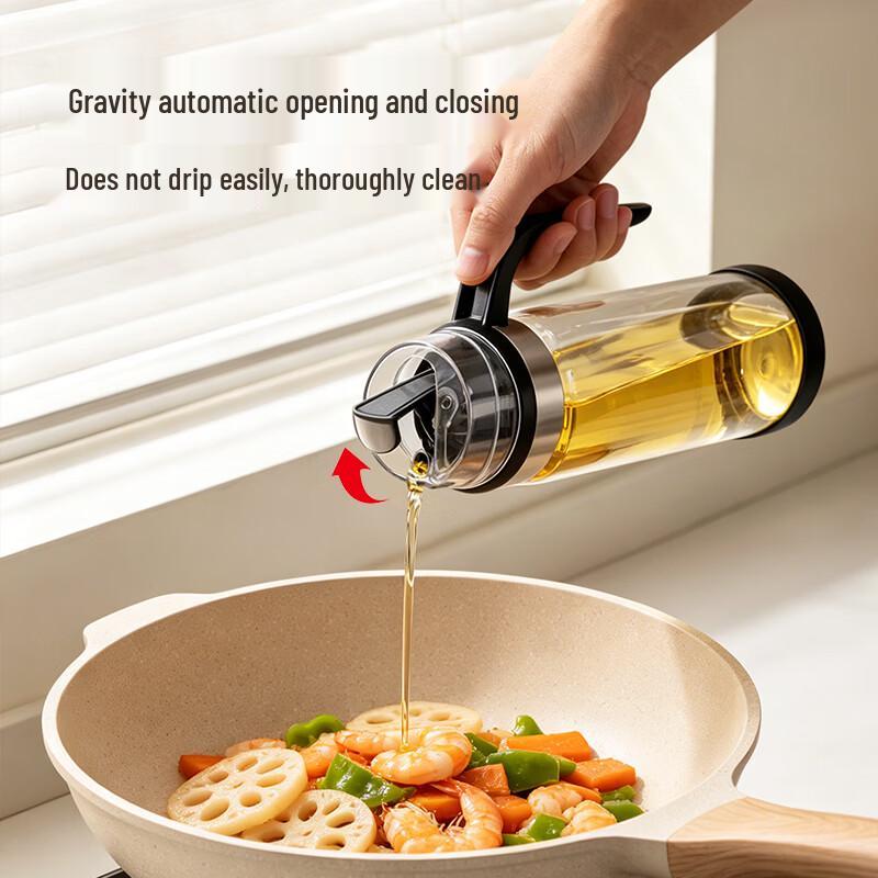 maxcook High Borosilicate Glass Oil Pot & Seasoning Jar Set
