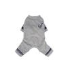 Pet clothes, warm in autumn and winter, thick base, Bisheng Schnauzer embroidered middle collar, four-legged plaid splicing, outer wear