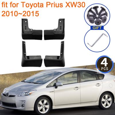 For Toyota Prius XW30 2010 2011 2012 2013 2014 2015 Mud Flaps Splash Fender Guard Mudflap Front Rear Wheels 4Pcs Car Accessories