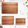 Wood Cutting Board,  Cutting Boards For Kitchen, Solid Charcuterie Board With Juice , Large Wooden Chopping Board For Meat, Cheese, Fruit, Vegetable