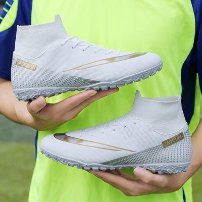 Xiyin Explosion Straight Hair Gaobang Breathable Football Shoes Indoor And Outdoor Grass Training Shoes