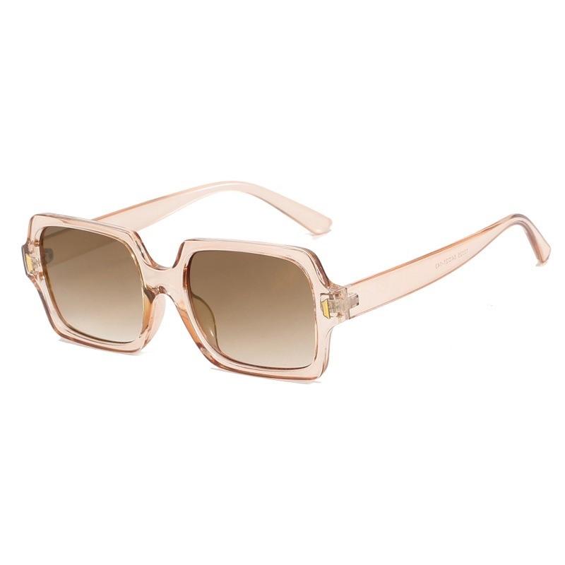 

Vintage Square Sunglasses Women Frame Female Rectangle Sun Glasses Gradient Brown Retro Designer Style Eyewear Oculos De Sol only 1pcs sunglasses